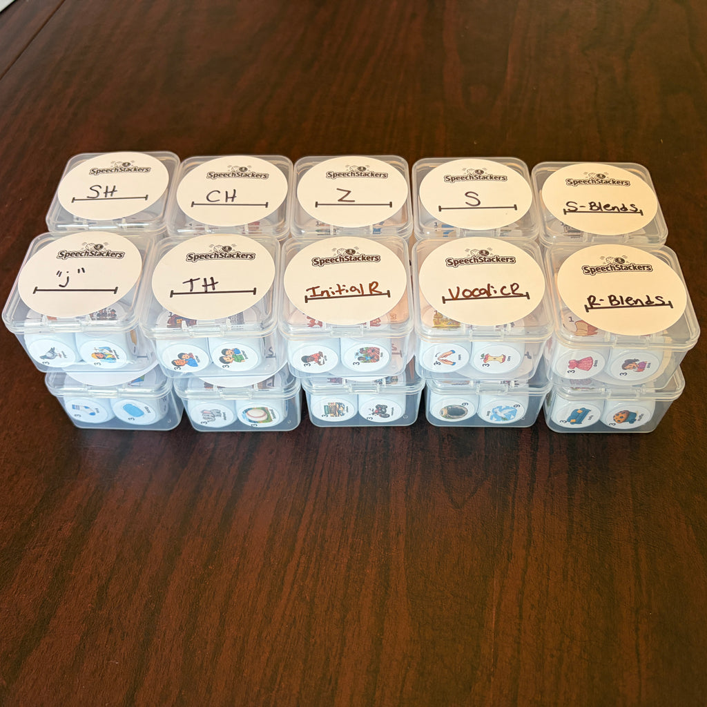 Articulation Dice Bundle – Complete 20-Set Speech Therapy Kit