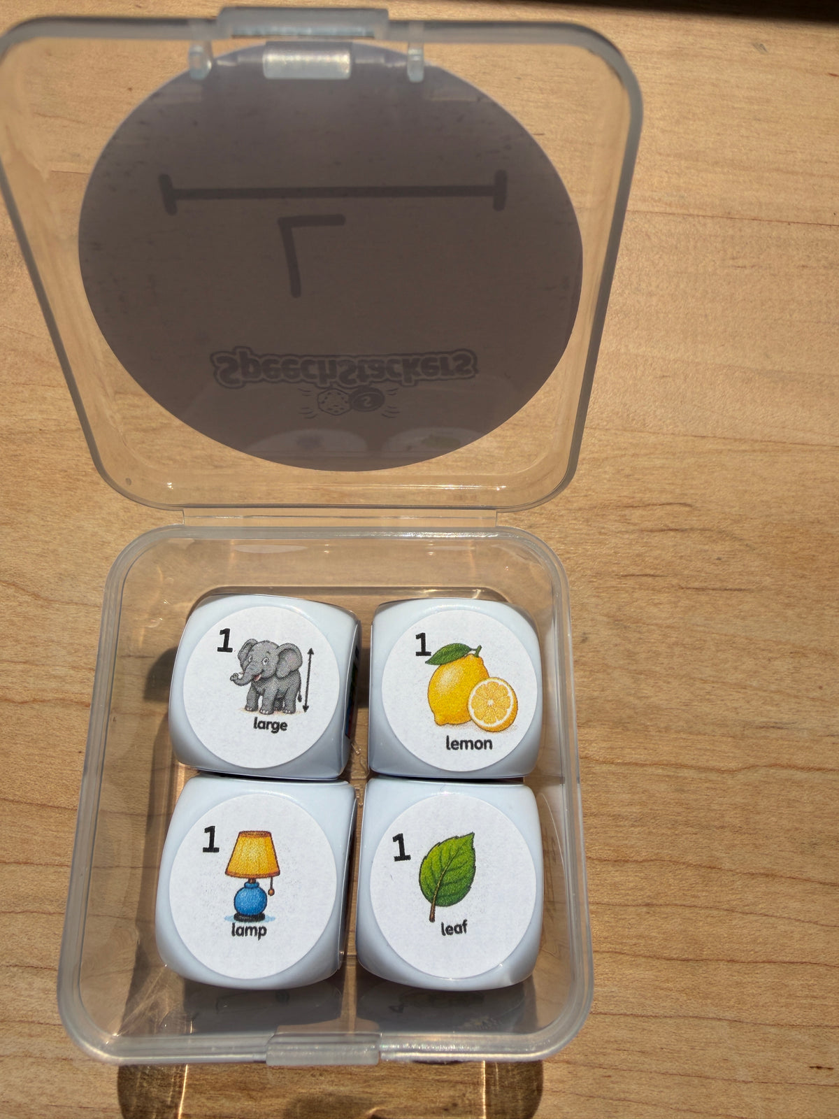 Speech Therapy Articulation Dice Set | SLP Material & Game Resource, 4 Dice, 24 Targets
