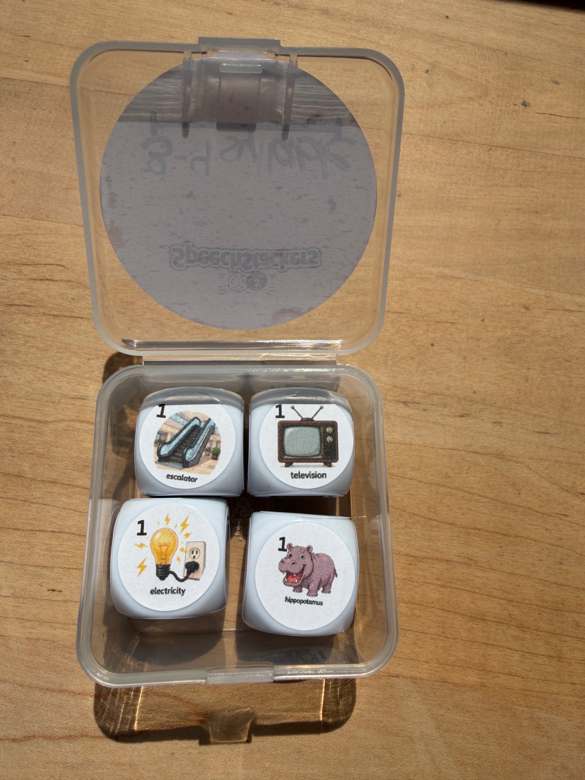 Speech Therapy Articulation Dice Set | SLP Material & Game Resource, 4 Dice, 24 Targets